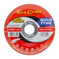 50 + 5 Free Cutting Disc Metal 115 X 1.0 X 22.2 Mm